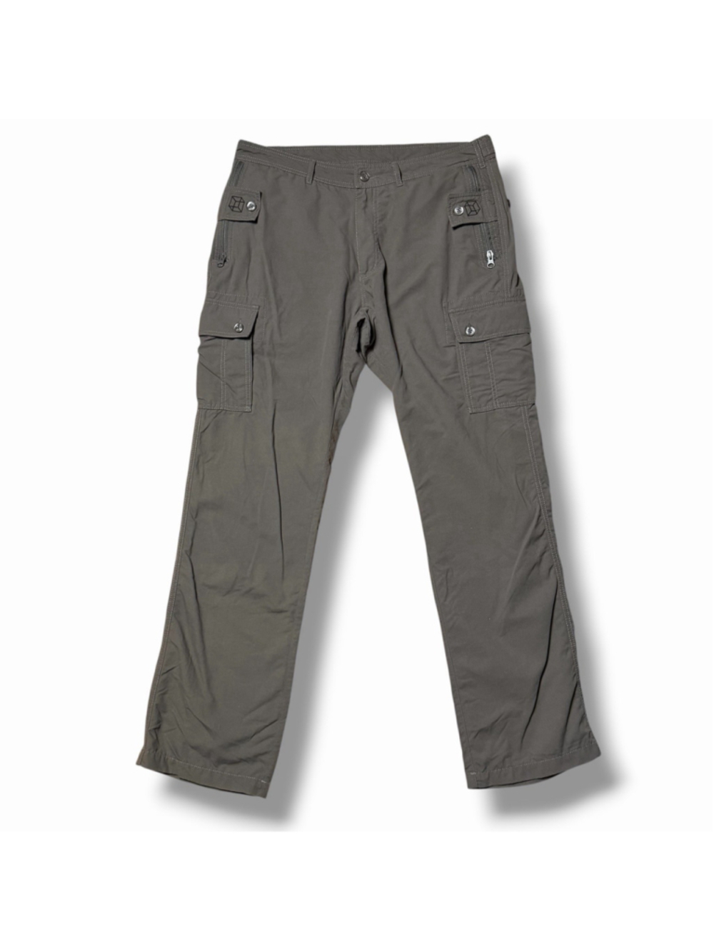 Clothing Arts Pants Pick-Pocket Proof P Cubed Cargo Mens 34x32 Gray Nylon Travel